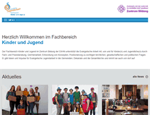 Tablet Screenshot of ev-jugendarbeit-ekhn.de